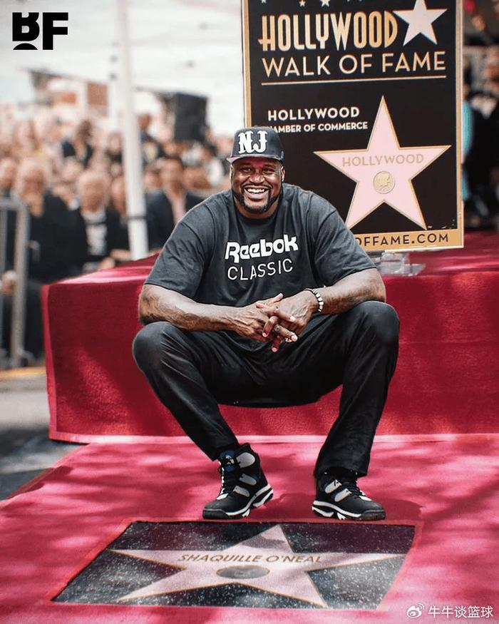奥尼尔入选26年好莱坞星光大道名单!喊话湖人:卖了100亿应给我5千万